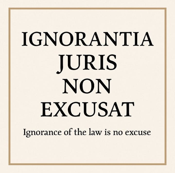 Ignorantia Juris Non-Excusat - A Critical Study